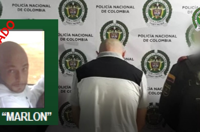 Alias “Marlon”, supuesto cabecilla del combo “las Violetas”, será enviado a la cárcel Picaleña de Ibagué. FOTO CORTESÍA POLICÍA