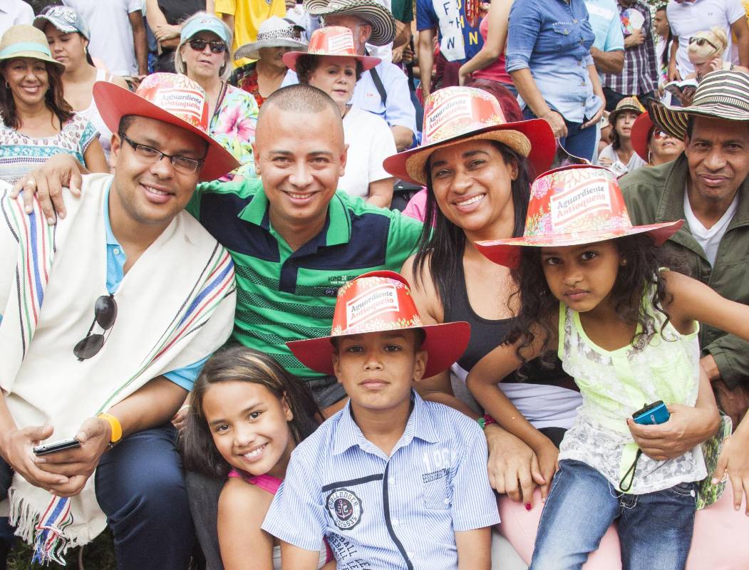 Asistentes al Desfile de Silleteros. FOTO MARIO VALENCIA.