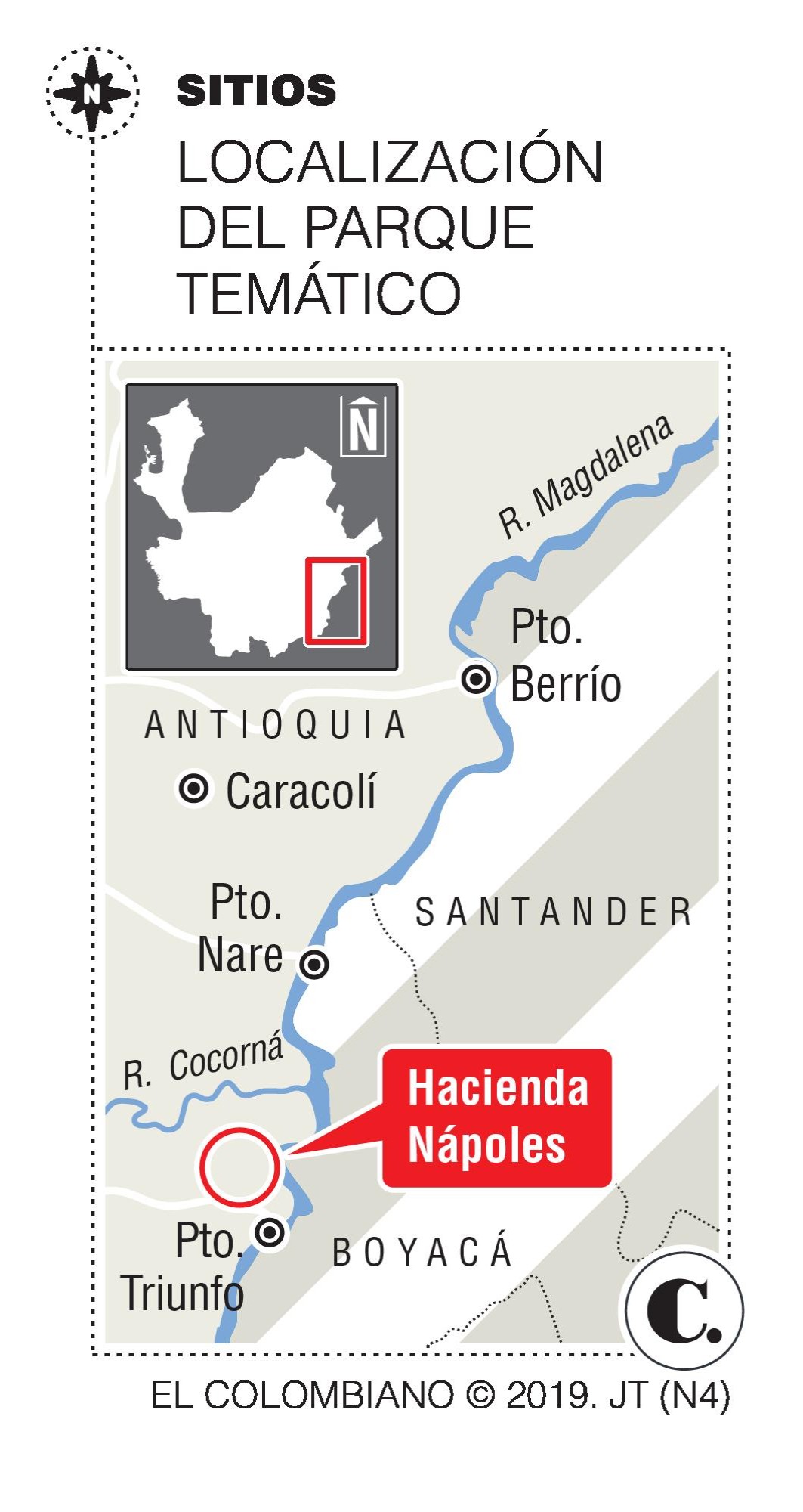 Ahora la entrada de Hacienda Nápoles será un símbolo de turismo 