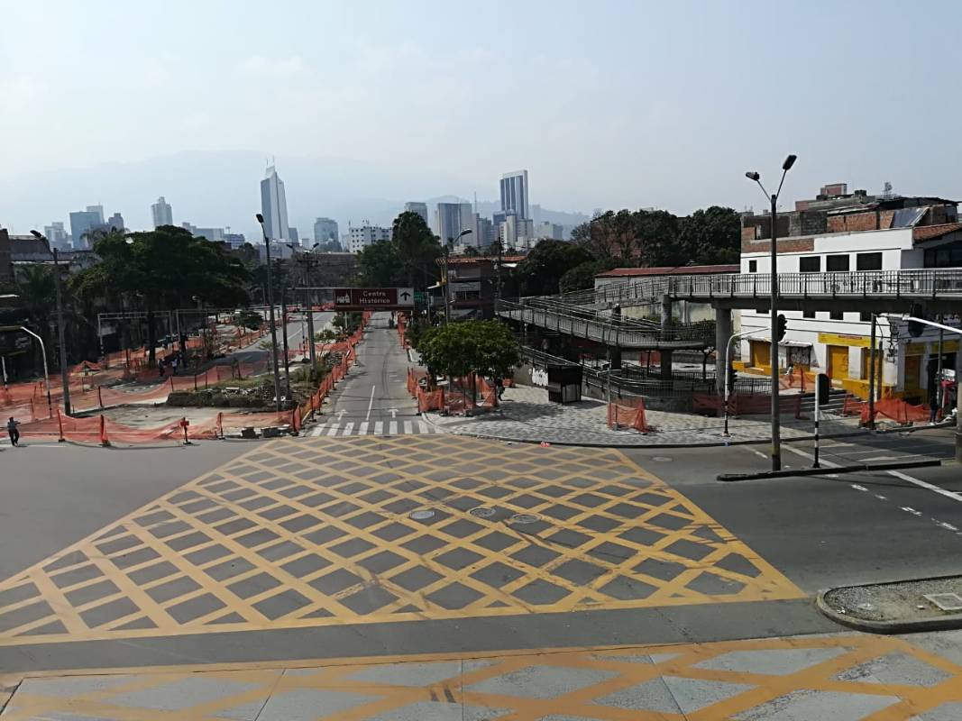 Glorieta de La Minorista. FOTO MANUEL SALDARRIAGA