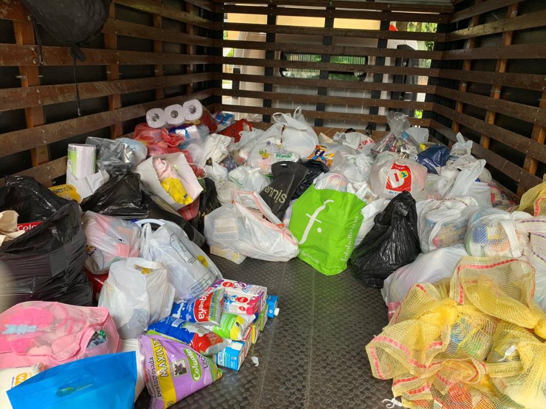 El evento se desarrolla en el marco de la Donatón por Medellín, una recolecta de fondos y productos no perecederos que aunque comenzó este sábado tendrá su jornada principal el Domingo Santo. Foto: Cortesía