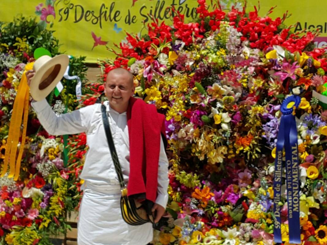 Juan Pablo Sánchez Martínez, ganador Silleta Monumental. FOTO Donaldo Zuluaga