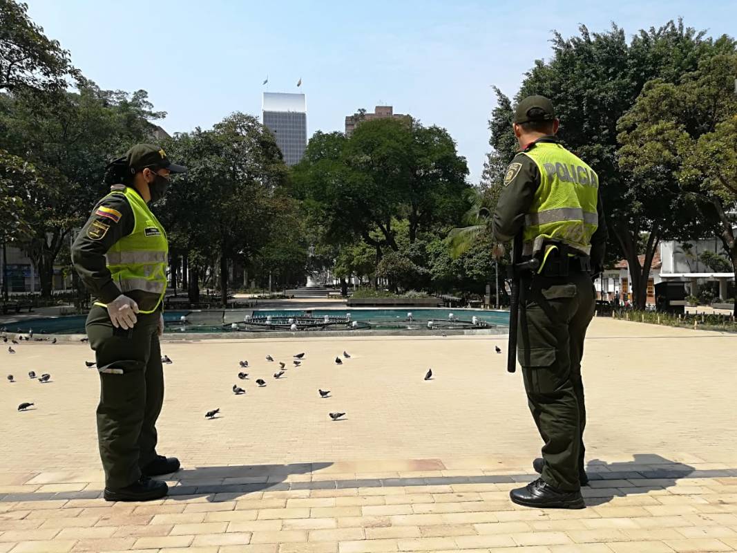 Parque de Bolívar. FOTO MANUEL SALDARRIAGA