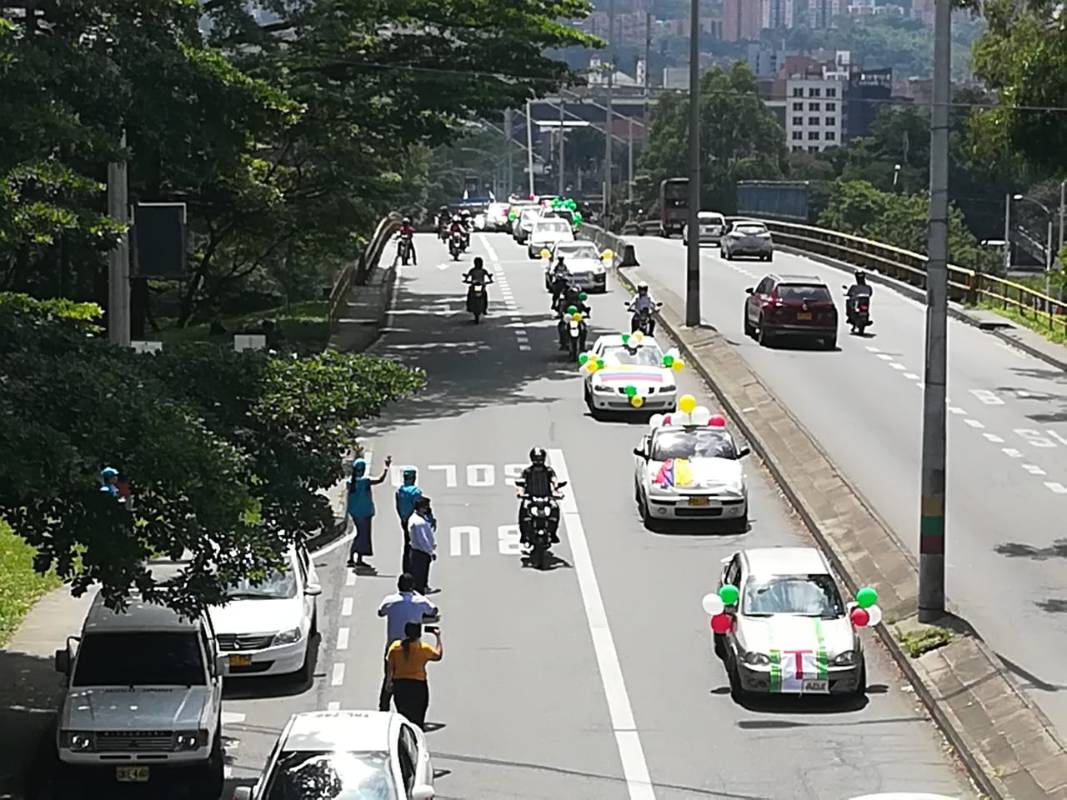 Paralelo a Medellín, en Bogotá, donde el abogado Javier Ordóñez murió en medio de un cuestionado procedimiento policial, también se adelantan movilizaciones. FOTO JAIME PÉREZ