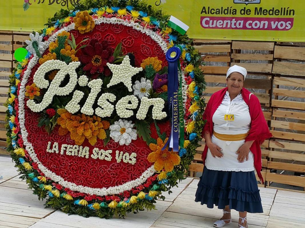Ana Rosa Alzate Grajales, ganadora Silleta Comercial. FOTO Donaldo Zuluaga
