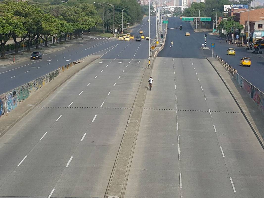 Así lucía la ciudad esta mañana. FOTO DONALDO ZULUAGA