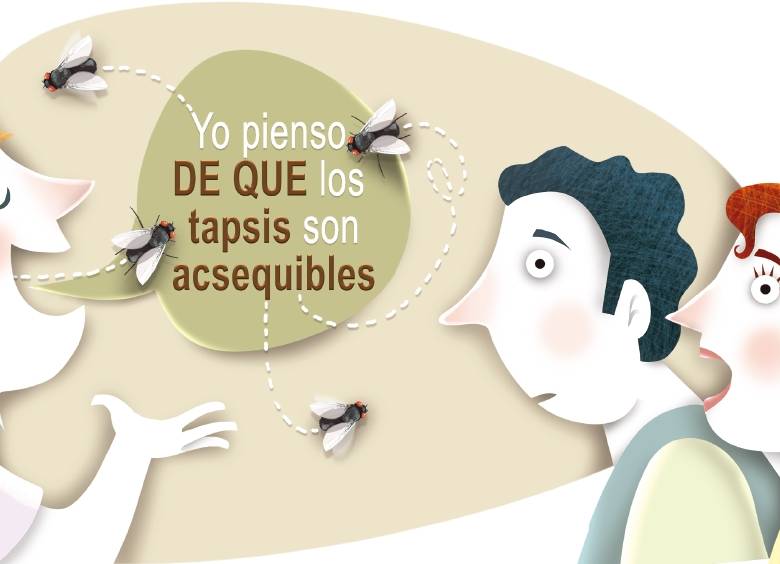 Las herramientas primordiales para hablar mejor pasan por el clásico diccionario hasta ayudas tecnológicas que corrigen su pronunciación. Ilustración Elena Ospina