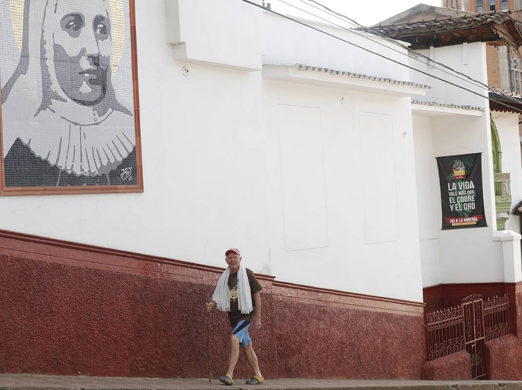 Por la posible explotación minera en este municipio ya se han dado varios debates entre la comunidad, la empresa y las autoridades. Foto Jaime Pérez 