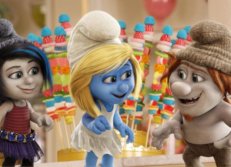Los Pitufos llegaron también al cine. FOTO Cortesía