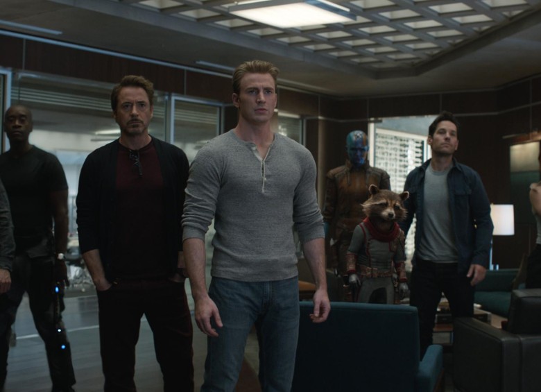 Escena de “Avengers Endgame”, que sigue batiendo récords de taquilla en el mundo. Foto Marvel Studios.