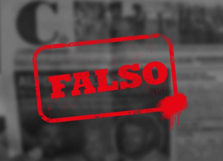 Publicación falsa que circula en Barrancabermeja. 