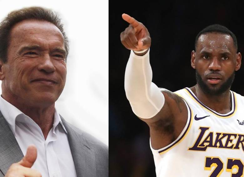 LeBron James, jugador de los Lakers, también tuvo que huir de las llamas con su familia. Fotos: AFP 