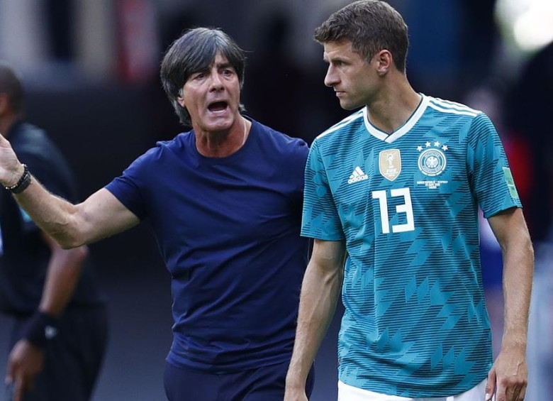 La carrera internacional de Thomas Müller se detuvo por tanto en la noche de su partido número 100 con la selección. El delantero suma 38 goles y un Mundial. FOTO AFP