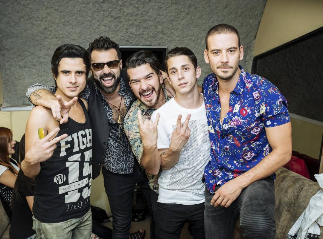 Los miembros de la banda.