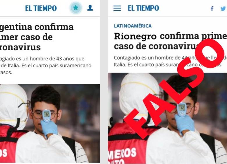 Pilas con las cadenas falsas sobre el coronavirus en Antioquia
