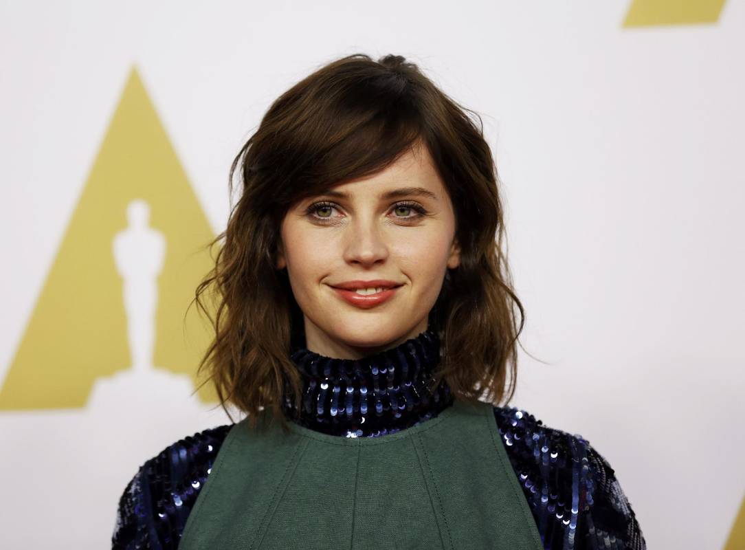 Felicity Jones está nominada por su papel en La teoría del todo. FOTO Reuters