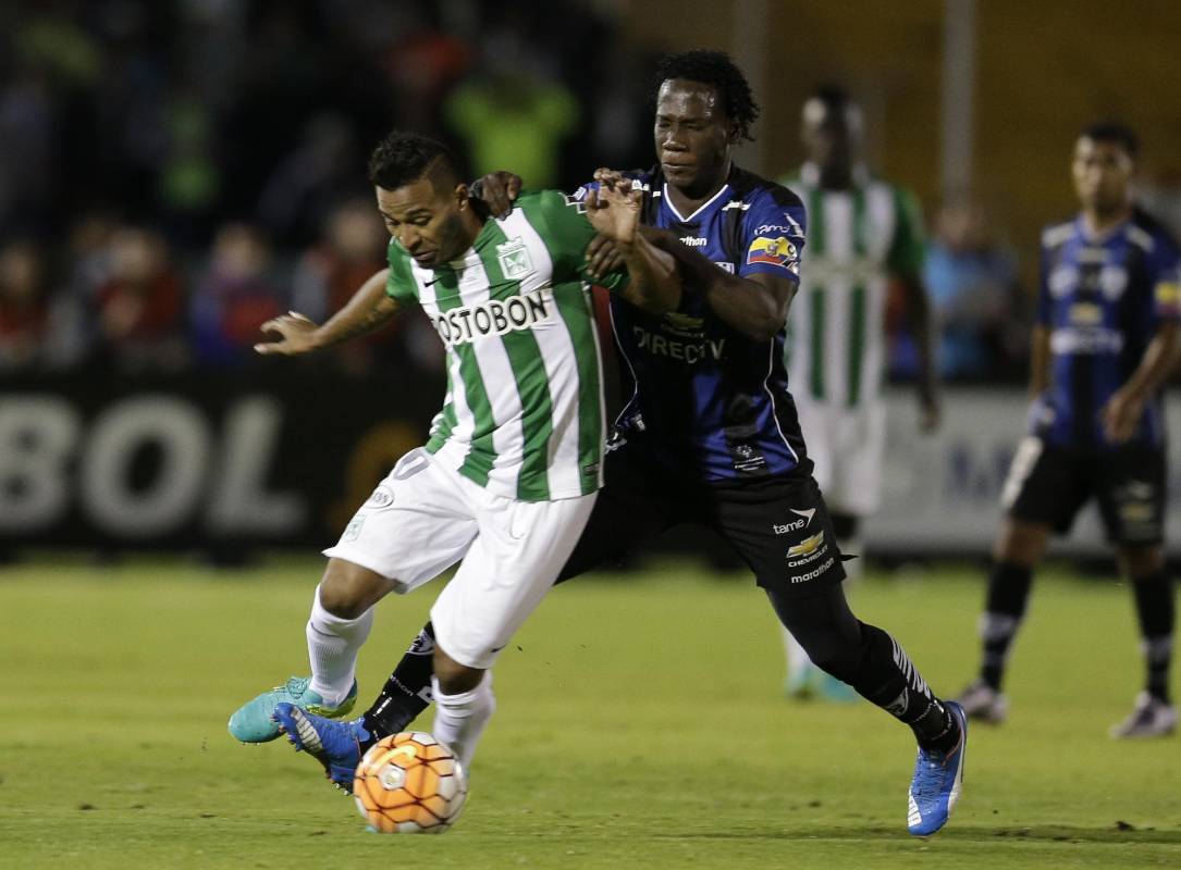 El segundo partido de la final entre Atlético Nacional y el Independiente del Valle definirá al próximo campeón de la Copa Libertadores. FOTO AP
