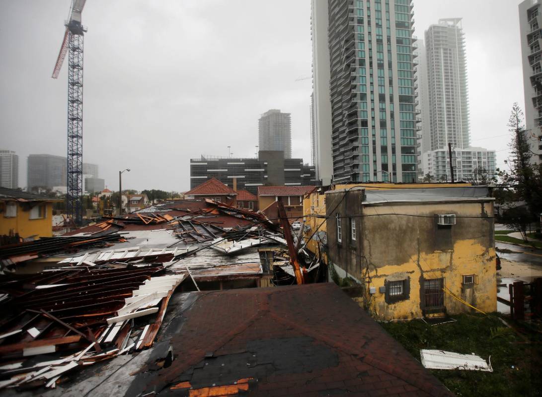 Donald Trump declaró este domingo el estado de catástrofe natural en Florida para socorrer a la península azotada por el gigantesco huracán Irma. FOTO REUTERS