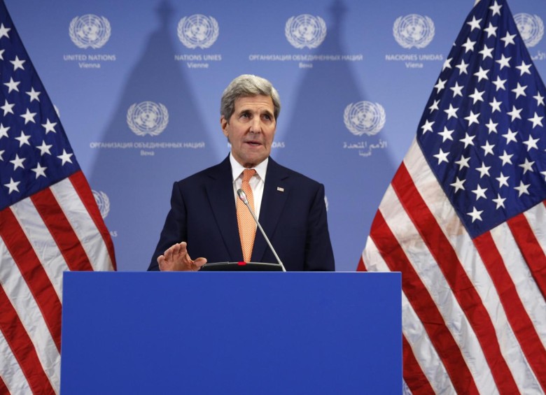 Kerry aseguró que tras el acuerdo, Irán necesitaría para desarrollar una bomba atómica cerca de un año. FOTO AP