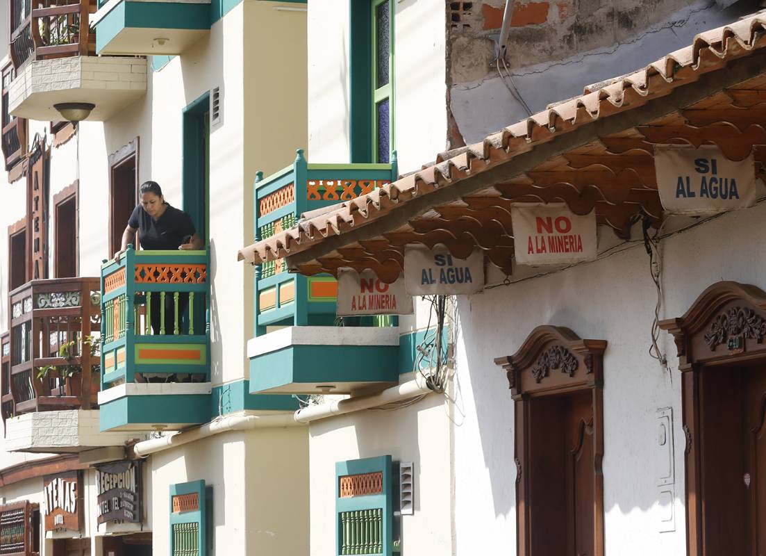 Una comisión del Congreso hará seguimiento a minería en Jericó. Foto Jaime Pérez