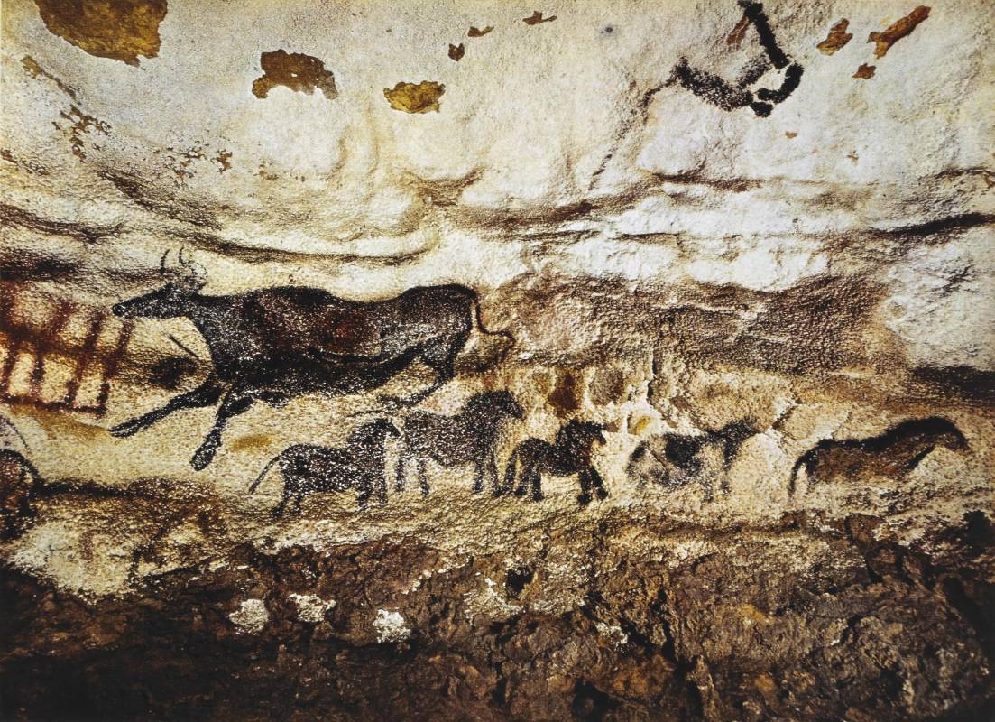 Caballos, toros, ciervos, cabras, felinos, entre muchos otros son algunos de los animales representados en los murales. Foto: Getty