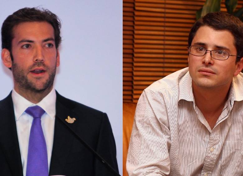A la izquierda Martín Santos, a la derecha Tomas Uribe. FOTOS Archivo El Colombiano