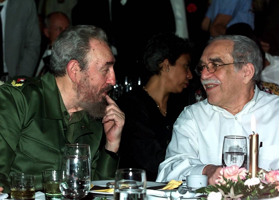 Probablemente el colombiano más cercano a Fidel Castro fue el Nóbel Gabriel García Márquez. FOTO AP