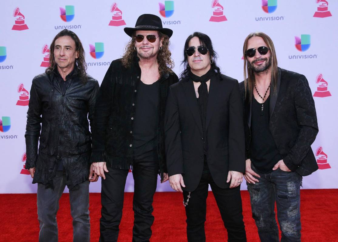 Maná llegó con un mensaje de paz a los Latin Grammy. FOTO Reuters