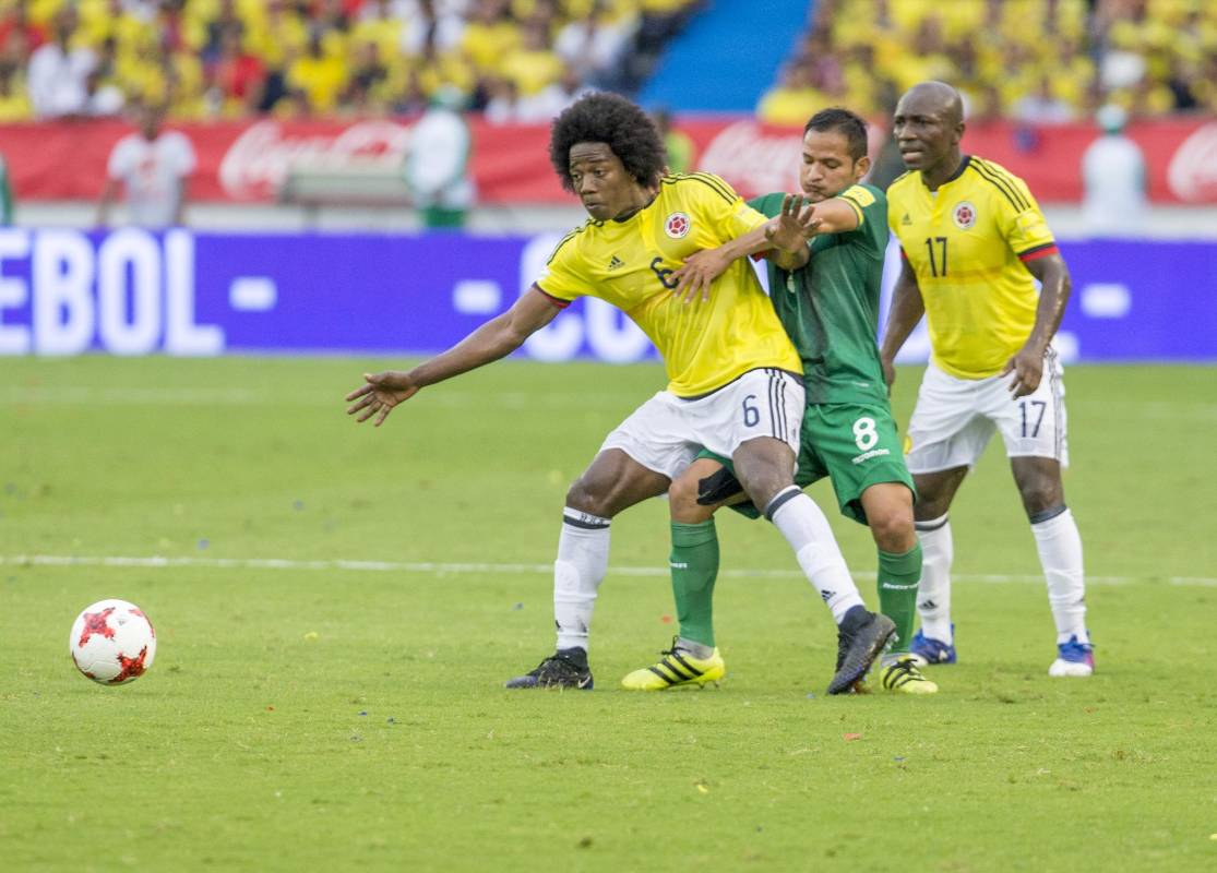 Colombia tuvo varias llegadas que no concretó y con el paso de los minutos perdió ritmo, intensidad y sorpresa, por lo que terminó estático. FOTO JUAN ANTONIO SÁNCHEZ