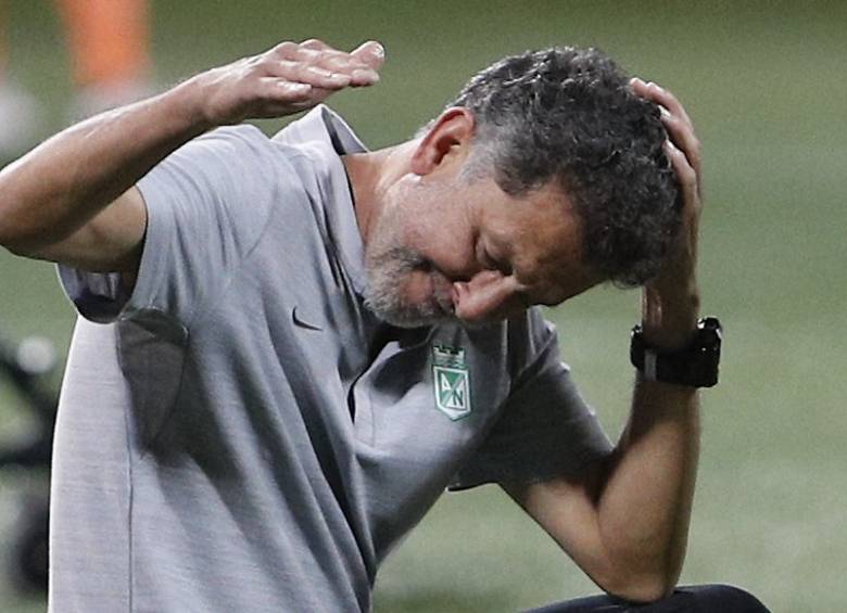 Una de las imágenes de Osorio durante el encuentro frente a Envigado. FOTO MANUEL SALDARRIAGA
