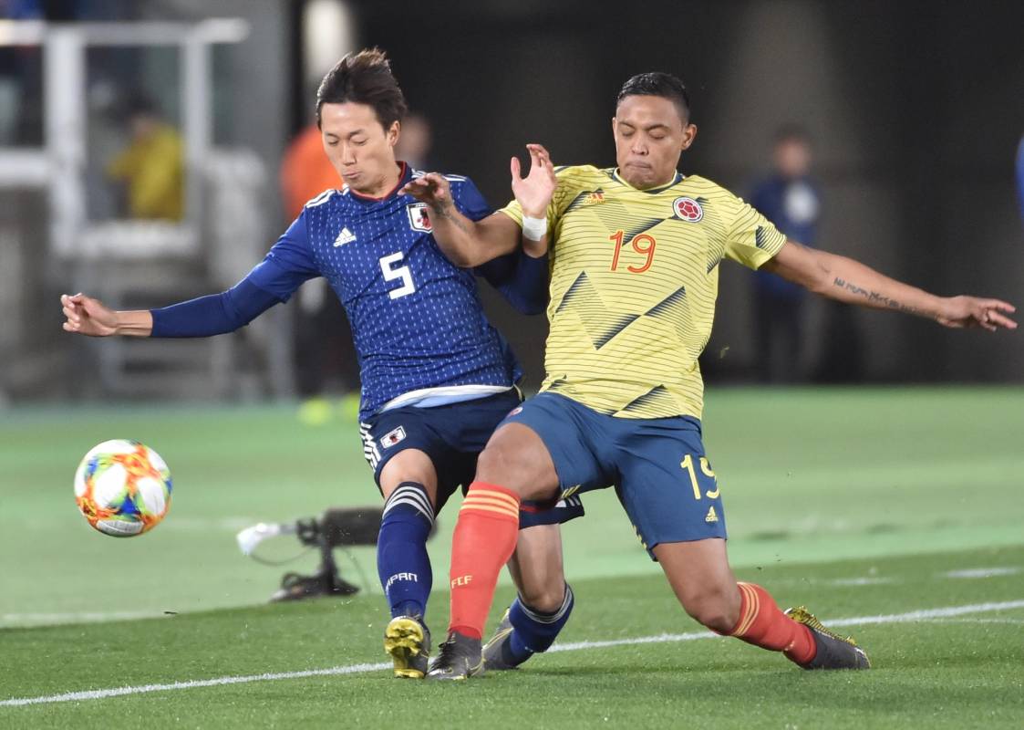 Con más falta de precisión que buen fútbol concluyó el primer tiempo para Colombia. Foto: AFP