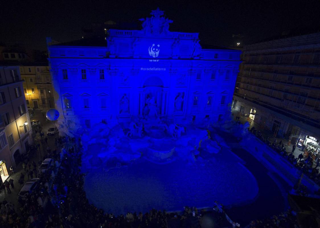 Fontana de Trevi, Roma. FOTO AP