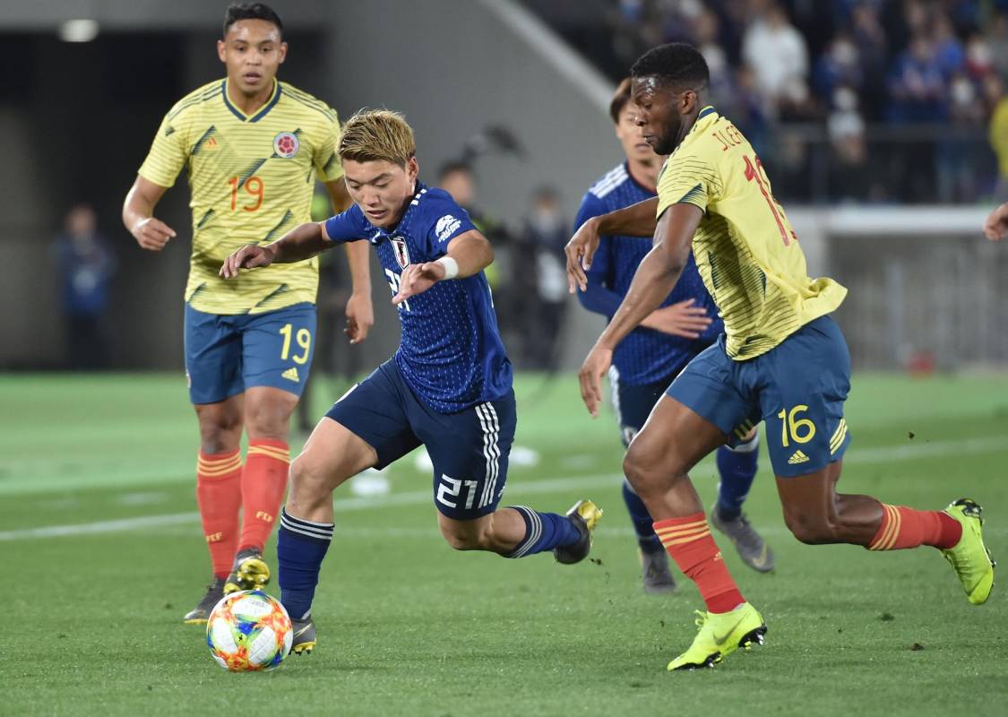 Con más falta de precisión que buen fútbol concluyó el primer tiempo para Colombia. Foto: AFP