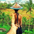 Campos de arroz, Bali. Foto: Murad Osmann. En Instagram: @muradosmann