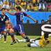 FOTO JUAN ANTONIO SÁNCHEZ, enviado especial a Cuiabá, Brasil - El seleccionado tricolor terminó su participación en primera ronda con goleada 4-1 sobre Japón y avanzó como primera del Grupo C a los octavos de final del Mundial. Los goles ante los nipones los marcaron Cuadrado, Jackson y James, Okazaki anotó el descuento.