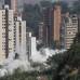 Edwin Bustamante - Atila Demoliciones, empresa colombiana, fue la empresa encargada de la implosi&#243;n.