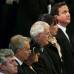 Reuters - Los exprimeros ministros brit&#225;nicos tambi&#233;n asistieron a la ceremonia: Gordon Brown, Tony Blair, John Major y el actual mandatario David Cameron.