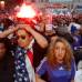 Reuters - En París, los hinchas franceses siguieron minuto a minuto la derrota de su equipo.