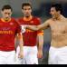 Reuters - Totti y sus compa&#241;eros se lamentan por la derrota en casa.