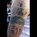 David S&#225;nchez - Wisin luce un gran tatuaje en su brazo.