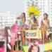 Foto Colprensa - Cartagena se convirti&#243; en un gran carnaval, con el tradicional desfile de carrozas, que dio inicio a las fiestas populares y a las actividades centrales del Concurso Nacional de Belleza. Las 25 candidatas estuvieron radiantes.