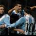AP - Sergio Ag&#252;ero con los dos goles marcados en el encuentro pas&#243; a encabezar la tabla de artilleros del torneo con tres anotaciones. &#193;ngel Di Mar&#237;a anot&#243; el tercero.
