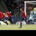Foto Manuel Saldarriaga - Con mucha euforia los jugadores del DIM gritaron el gol que los dej&#243; de primeros del grupo.
