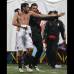 Reuters - Las ocasiones m&#225;s claras del Milan llegaron por intermedio de dos cabezazos del colombiano Mario Alberto Yepes, que fueron bien contenidos por el brasile&#241;o Gomes.