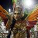 Reuters - El Carnaval de R&#237;o es una de las fiestas m&#225;s coloridas del mundo y su epicentro el samb&#243;dromo. En escena la escuela de samba Mocidade.