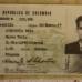 Esteban Vanegas - Esta vieja c&#233;dula certifica la edad de Marco Tulio, tal vez el hombre m&#225;s anciano de Colombia.
