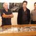 Fotos manuel saldarriaga - Ronny Vayda (escultor), Jorge G&#243;mez y Jose David L&#243;pez (galerista).