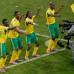 AP - La celebración de los sudafricanos al anotar el primer gol del Mundial que se juega en su casa.
