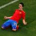 AP - La celebración del goleador español que ajusta cuatro tantos en Sudáfrica.