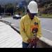Manuel Saldarriaga - Kil&#243;metro 11,8. Hundimientos de la calzada tras pasar el CAI Las Palmas, en l&#237;mites entre Medell&#237;n y Envigado.